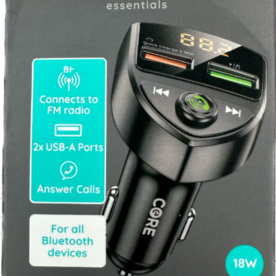 USB-C + USB-A Car Charger 3.1A